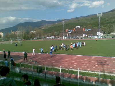 Moment of the match Ohrid - Tikves